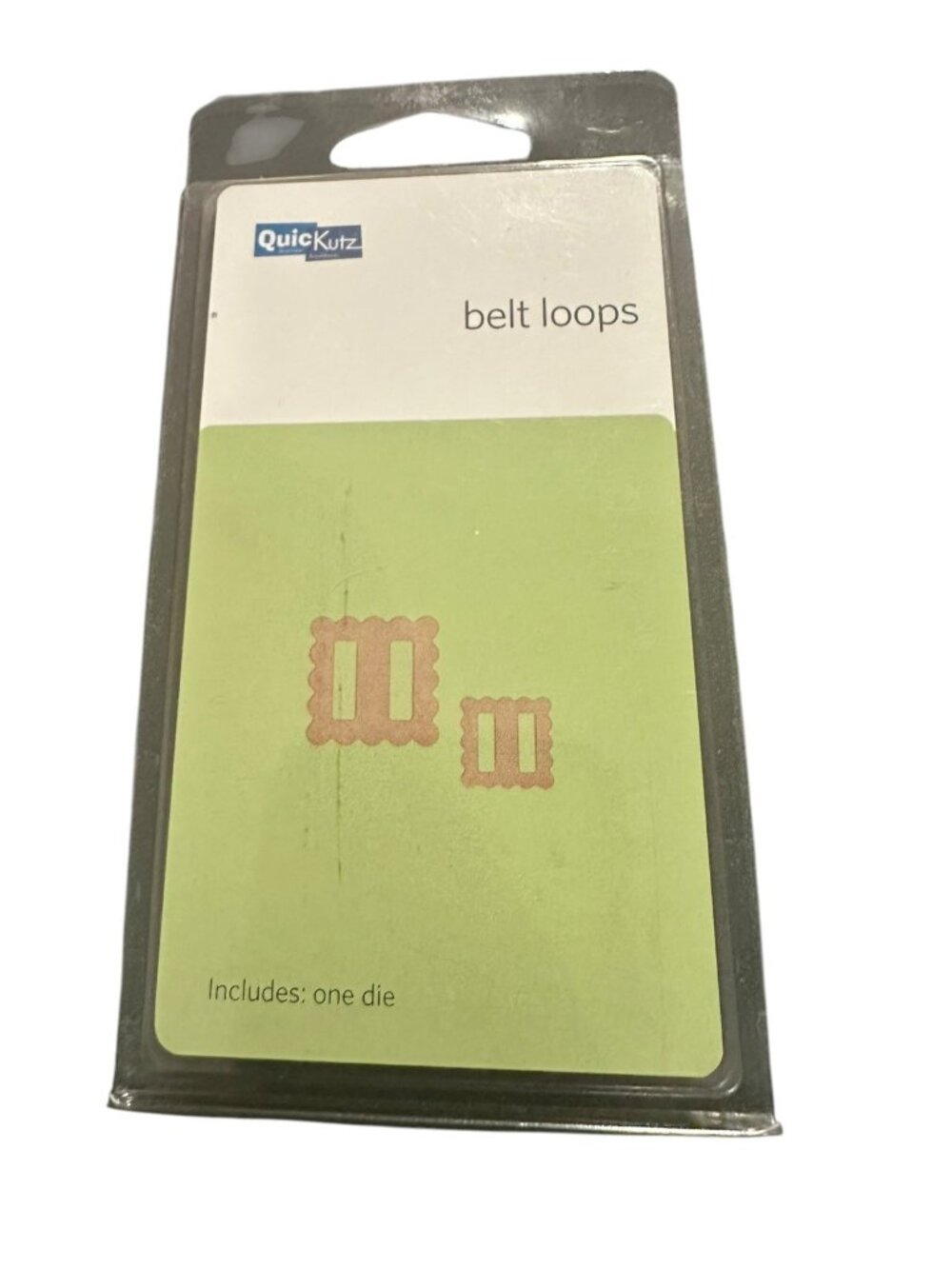 QUICKUTZ Belt Loops 2x2 Singlekutz Die RS-0310 Basics Ribbon Slider